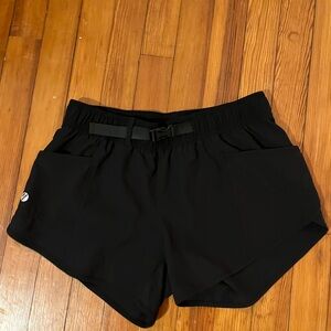 Nani Swimwear Black Shorts with Elastic Waist